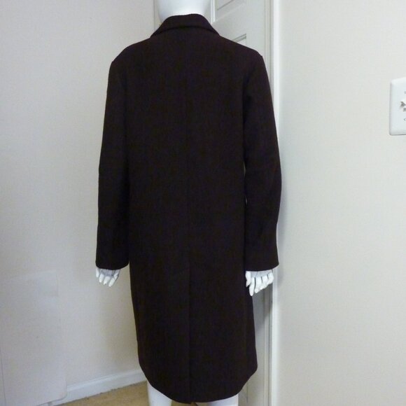 Vince Textured Wool-Blend Double Breasted Fill Coat - Picture 8 of 11